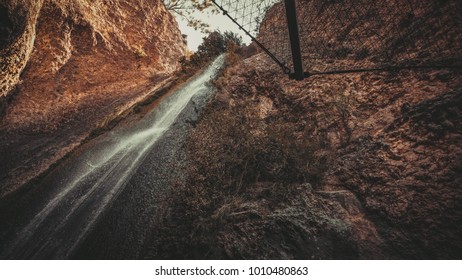 Waterfall in the Desert