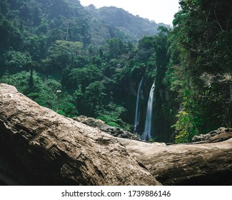 Waterfall In Ekom-Nkam Where Tarzan Movie Was Acted