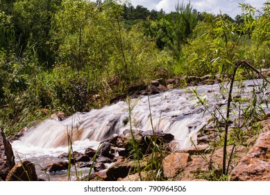 Waterfall  in a field 2