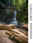 Waterfall at Fillmore Glen State Park in Moravia, NY