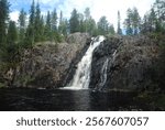 Waterfall in Finland - Hepoköngäs, Puolanka