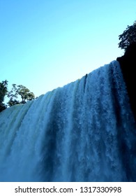 Waterfall with force