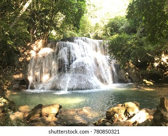 Waterfall in forest