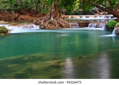 waterfall in forest