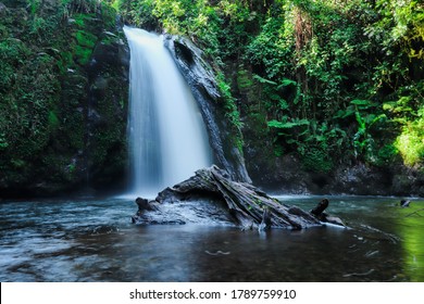 Waterfall In The Forest Of Mount Kenya