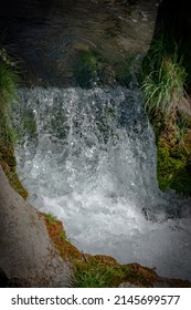 Waterfall Frozen In Time By Fast Shutter Speed