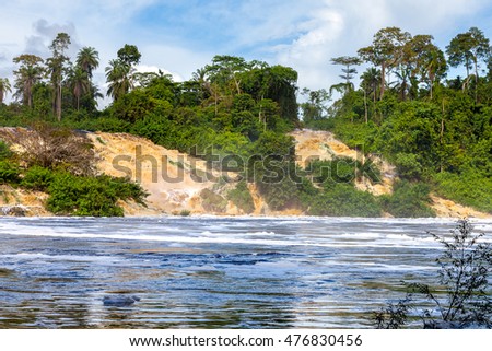 Waterfall in Gabon