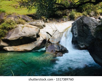 Waterfall In Great Himalayan National Park Himachal Pradesh