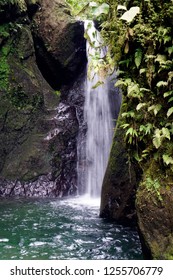 Waterfall 'Guarumos' In Mindo, Ecuador