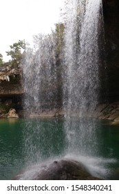 Waterfall At Hamilton Pool Preserve, Travis County Parks