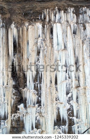 Waterfall  of iceicles