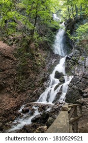 Waterfall Jelovarnik on beautiful mountain Kopaonik, Serbia