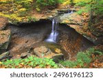 Waterfall Landscape Cuyahoga Valley Recreation  Blue Hen Falls