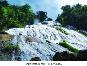 Waterfall Landscape At West Java, Indonesia