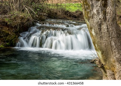 Waterfall Lisine In Serbia In Spring