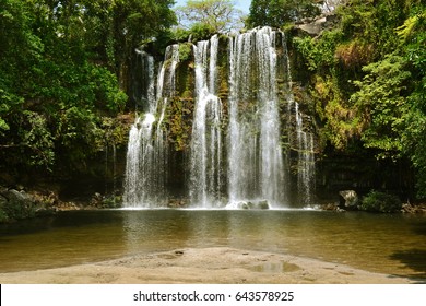 Waterfall Llanos De Cortés In Costa Rica