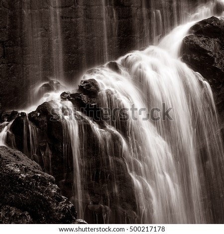 Waterfall, long exposure