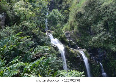 Waterfall In Maui Hawaii