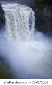 Waterfall and mist