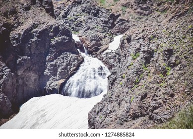 Waterfall in mountain