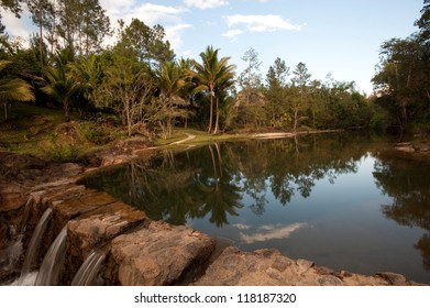 Waterfall In Mountain Pine Ridge Forest Reserve, Belize