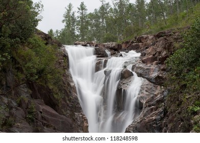 Waterfall In Mountain Pine Ridge Forest Reserve