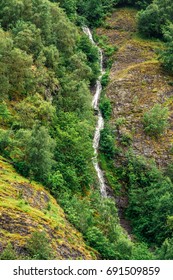Waterfall in mountains