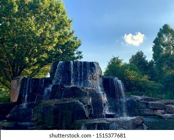 Waterfall, Myriad Botanical Gardens, Oklahoma