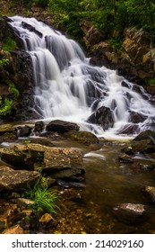 Waterfall On Antietam Creek Near Reading, Pennsylvania.