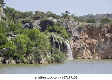 Waterfall On Lake Buchanan