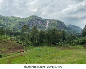 Waterfall On Mount Elgon, Uganda