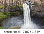 The waterfall at Palouse Falls State Park in Washington, USA