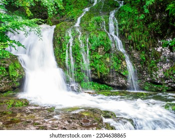 Waterfall In The Province Of Udine Italy