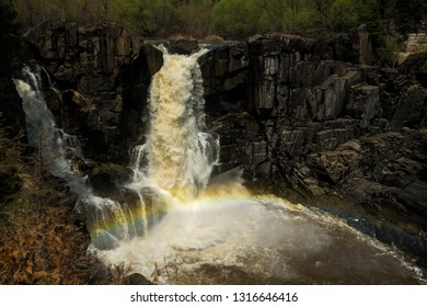 Waterfall with Rainbow