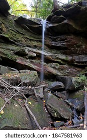 Waterfall In The Red River Gorge, Kentucky.