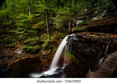 Waterfall At Ricketts Glen State Park