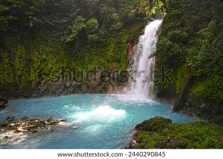Waterfall of Rio Celeste in Tenorio Park