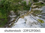 A Waterfall at Robert H. Treman State Park in Upstate New York