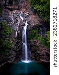 Waterfall at The Seven Sacred Pools(Oheo Gulch) on Maui, Hawaii