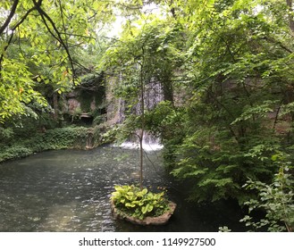 Waterfall At Silver Dollar City 