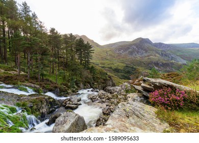 Waterfall In Snowdonia, North Wales