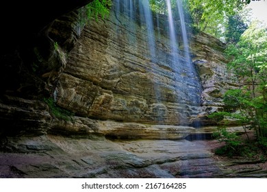 Waterfall At Starved Rock State Park, Illinois