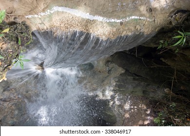 Waterfall From The Top View