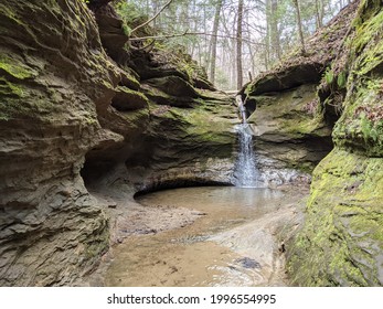 Waterfall At Turkey Run State Park