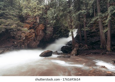 Waterfall In Vernon British Columbia 