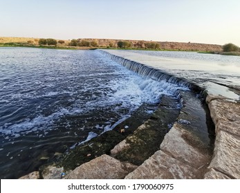 Waterfall At Wadi Hanifa Riyadh Public Park