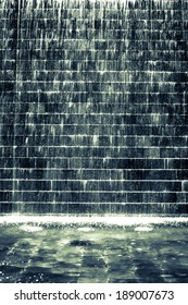Waterfall wall