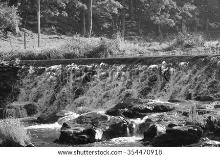 Waterfall at Waterfoot - East Renfrewshire - Scotland