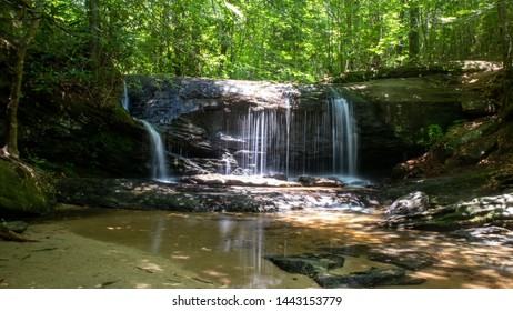 Waterfall At Wildcat Falls Nature Area