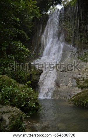 Waterfall Wisata Air Terjun Di Goa Stock Image Download Now